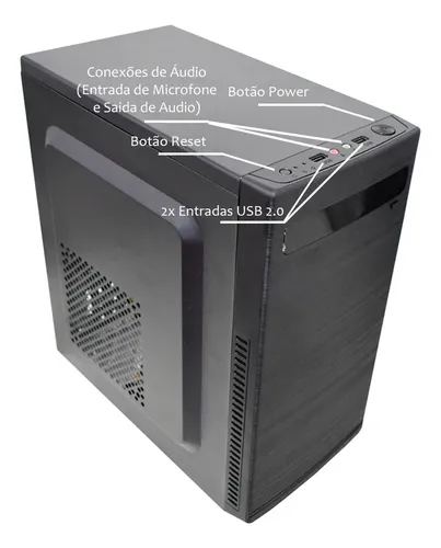 Computador Core I3 4º Geração 4150 Ssd 240gb 8gb Monitor 19