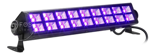 Ribalta Led Luz Negra Refletor Uv Efeito Neon 18 Leds 3w Djs 110/220v