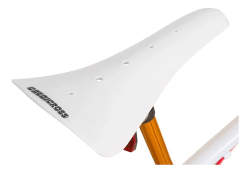 Bicicleta Caloi Cross Extralight 2023 Vermelha/branco/dourad