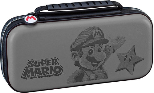 Super Mario Deluxe Travel Case - Grey Deboss (rds)