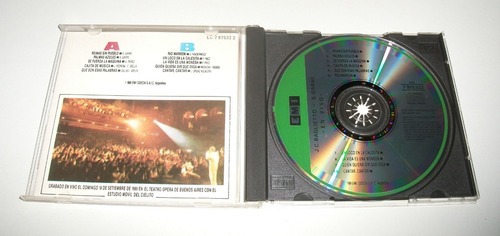 Baglietto / Garré - Teatro Ópera En Vivo / Cd 1ra. Ed. Excel (Usado)