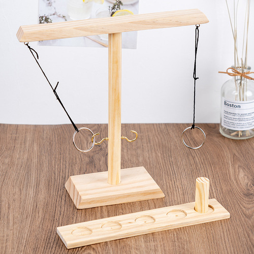 Juego De Lanzar Anillos Log-mqy - Juego Dual De Lanzar Anill