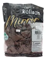 Comprar Latex Mirror Chocolate 12 Pulgadas 50 Piezas Marca Kalisan