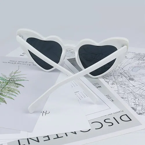 Gafas de sol Yoothink con forma de corazón vintage con forma de ojo de gato para mujer