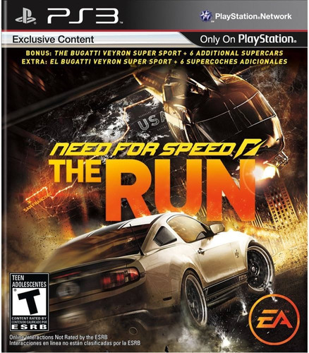 Need For Speed The Run Ps3 / Juego Físico Nuevo Y Sellado
