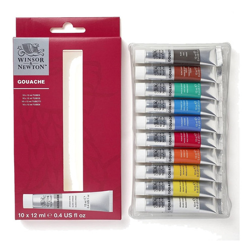 Winsor & Newton Caja Gouache Studio Collection X 10