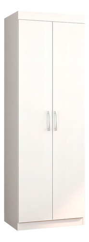 Guarda Roupa 1684 Com Multiuso 6020 E Cômoda 2352 - Araplac Cor Branco