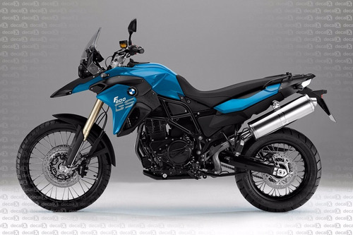 Kit De Adesivos Compatível Com F800gs 2014 Azul F800az01 Cor Adesivo Lateral F800gs