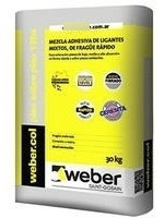 Imagen 2 de 6 de Adhesivo Piso Sobre Piso Weber Porcelanatos