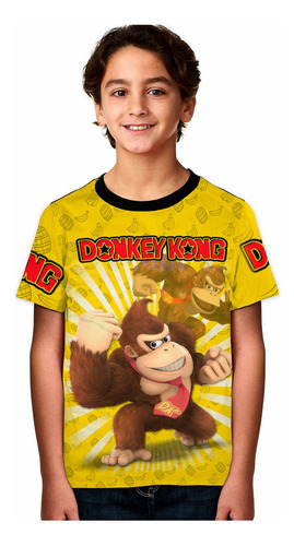 Camiseta Compatible Donkey Kong Mario Niños / Jóvenes