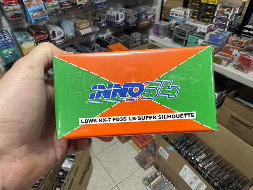 Inno64 Lbwk Mazda Rx7 Lb-super Silhouette Malaysia Expo 2024 Color Naranja