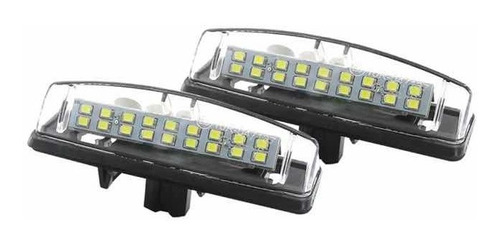 Set 2x Luz Led 6000k Placa Toyota 01-03 Prius 07-16 Yaris 6k