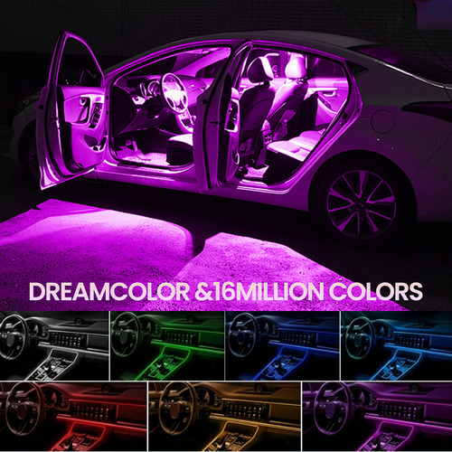 Tira De Luces Rgb Para Interiores De Coche, 5 M, Usb, 5 V