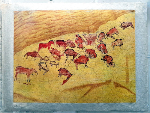 Arte Rupestre - Pinturas Sobre Lienzo- Cuevas De Altamira (Usado)