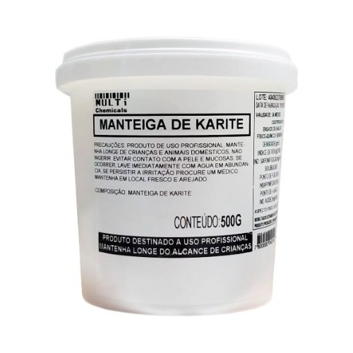 Manteiga De Karite Pura 100% -500g- Rica Vitaminas