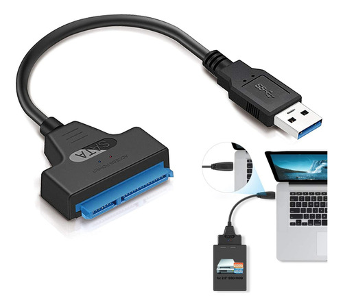 Cable Adaptador Usb 3.0 A Sata 2.5 Para Discos Duro Conector