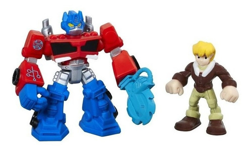 Muñecos Transformers Rescuebots Playskool Optimus Prime%