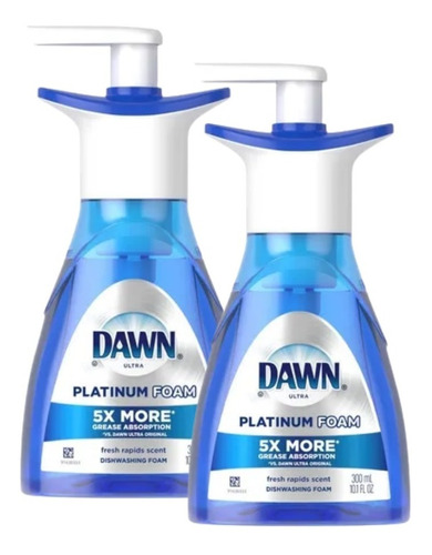 Dawn Original Lavaloza Patinum Foam 300ml Pack X2