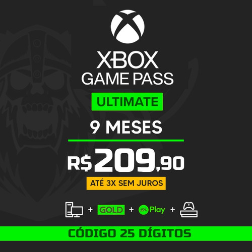 Xbox Game Pass Ultimate 9 Meses