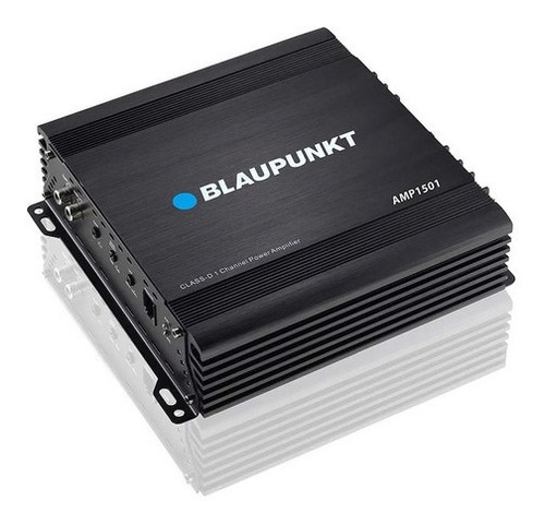 Amplificador Blaupunkt Amp1501 Clase D Monoblock 1500w Max Color Negro