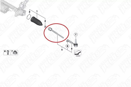 Axial Direcao Caixa Zf Bmw E81 E87 E90 F30 E84 E89 Original