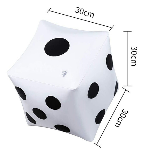 4 Piezas Dados Gigantes Para Piscina Para Juego En El Césped