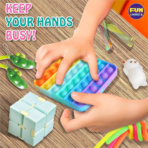 Box Fidget Para Chicas Chicas, Funkidz Misterio Sensorial Fi