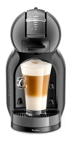 Imagen 1 de 2 de Cafetera Nescafé Dolce Gusto Moulinex Mini Me automática negra para cápsulas monodosis 220V - 240V