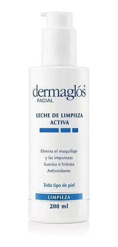 Leche De Limpieza Activa Facial Piel Mixta Dermaglos 200ml