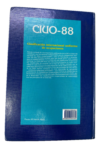 Ciuo-88 Clasificación Internacional Uniforme Ocupacion Libro (Usado)