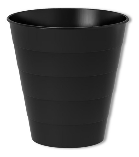 Bote De Basura De 10l - Compacto Y Ecológico Negro