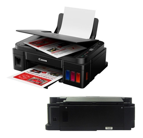 Impresora a color multifunción Canon Pixma G3110 con wifi negra 110V/220V G3110