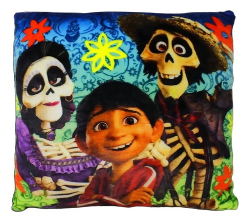 Cojin Decorativo Luminoso Led Prividencia Disney Personajes Color Coco Altar