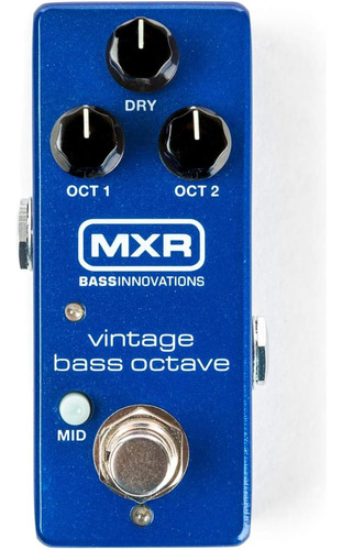 Mxr M280 Vintage Bass Octave Effects Pedal Haz Con 2 Cables