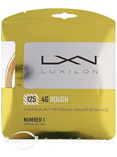 Individual Cuerda Wilson Luxilon 4g 1.25  Set Tenis 