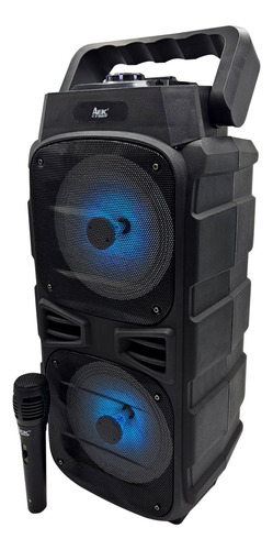 Parlante Caja Activa Aek Karaoke Microfono Bluetooth 2x6.5 ®