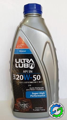 Aceite 20w50 Ultra Lub Mineral 