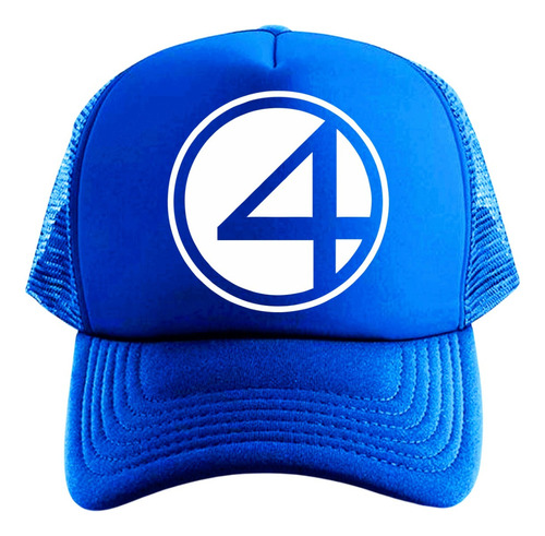Gorra Trucker Fantastic Four Series Geeks Blue 4 Fantasticos