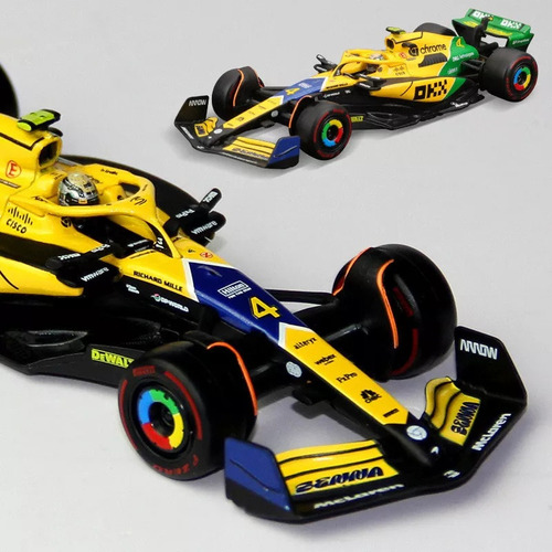Para Zya Bburago 1:43 F1 Mclaren Mcl38 Norris Mónaco Ayrton