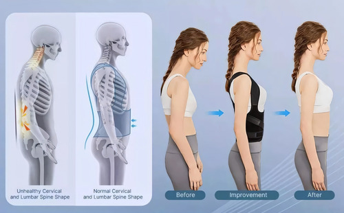 N Corrector Postura Espalda Para Hombre Y Mujer Ajustable