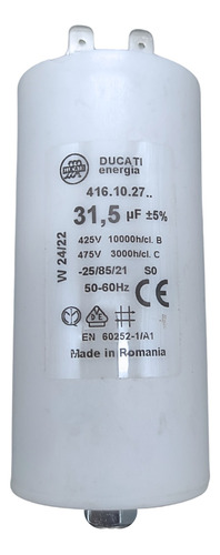 Condensador 31.5 Uf Con Terminales