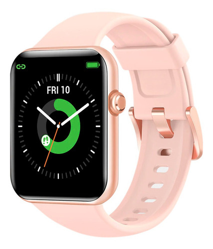 Reloj Inteligente Smartwatch Estilo De Vida Y Fitness Iw2 Color de la caja Blanco Color de la malla Rosa Color del bisel Rosa