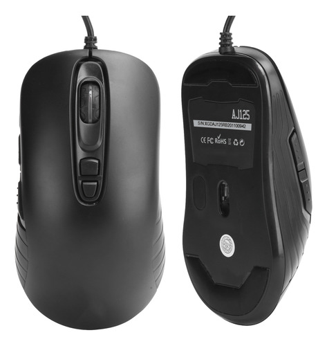Ratón De 7 Botones Con Cable, Unidad Dpi De 6 Velocidades, E