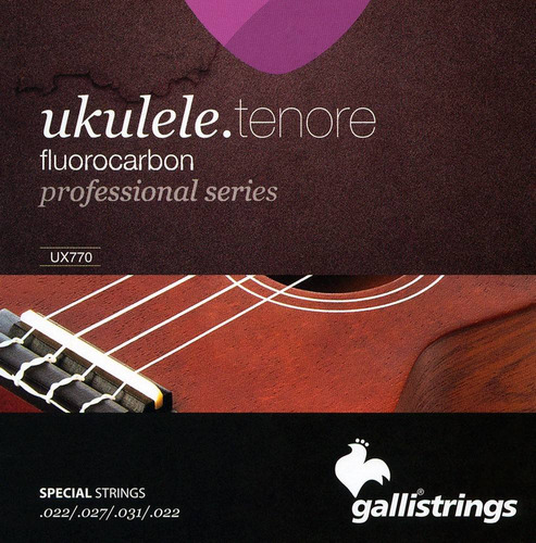 Set Cuerdas De Ukelele Tenor Fluor-rbono  Gallistrings