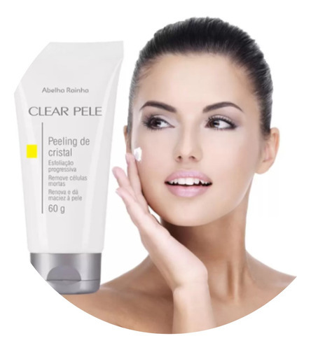 Peeling Cristal Clear Pele Clareador Manchas - Abelha Rainha Momento De Aplicação Noite Tipo De Pele Mista