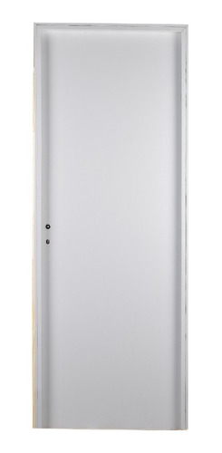 Puerta Placa Gromanti Elite Texturada Blanca 80-10 M/madera