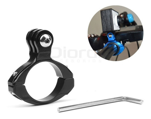 Imagen 1 de 6 de Soporte Manillar De Metal Para Bicicleta Gopro 9 8 7 6 5