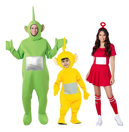Y Cosplay De Teletubbies Para Tinky Winky Dipsy Laa-laa Po