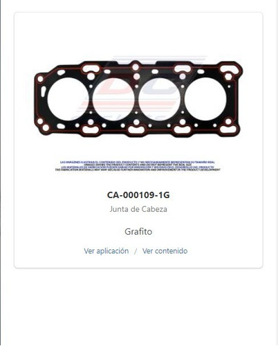 Junta Empaque Cabeza Gm Sunfire,cavalier,malibu 97-04 2.4lts