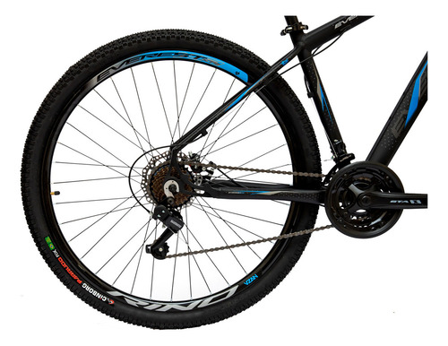 Bike 29 Rino Everest Freio Disk Shimano 24v - Cubo Roletado Cor Preto/azul